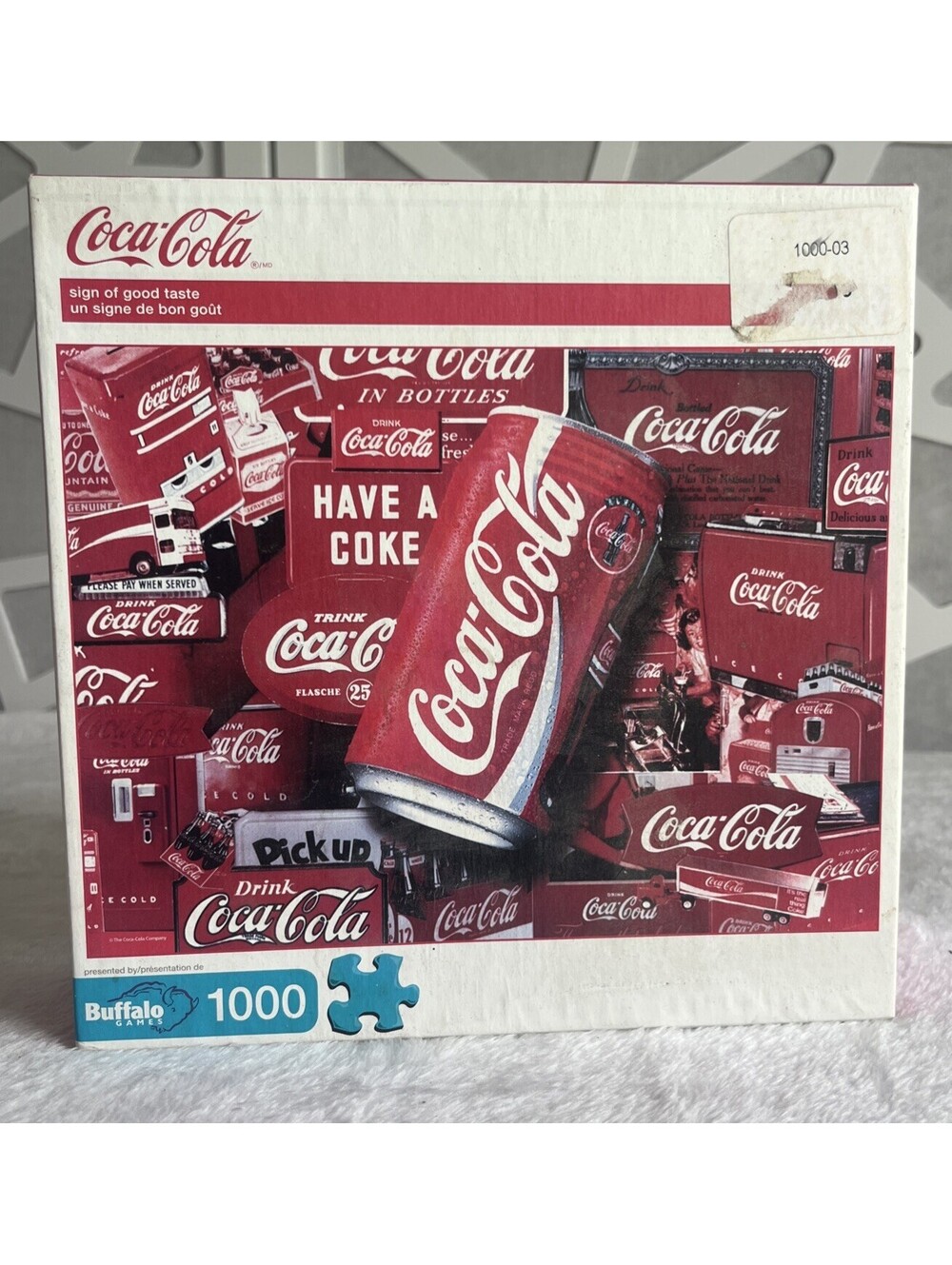 COCA-COLA Always Coca-Cola 1000pc Buffalo Games 2010 Vintage Puzzle